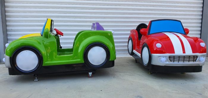 Детска клатушка с монети – съзтезателна количка (зелена) - Image 4