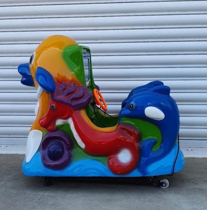 Детска клатушка с монети – делфинче (жълто) - Image 2