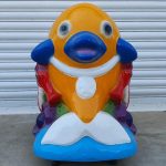 Детска клатушка с монети – делфинче (жълто)