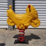 Детска клатушка с пружина - моторче