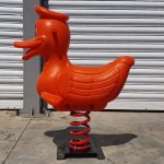 Детска клатушка с пружина - пате