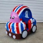 Детска клатушка с монети - парти кола