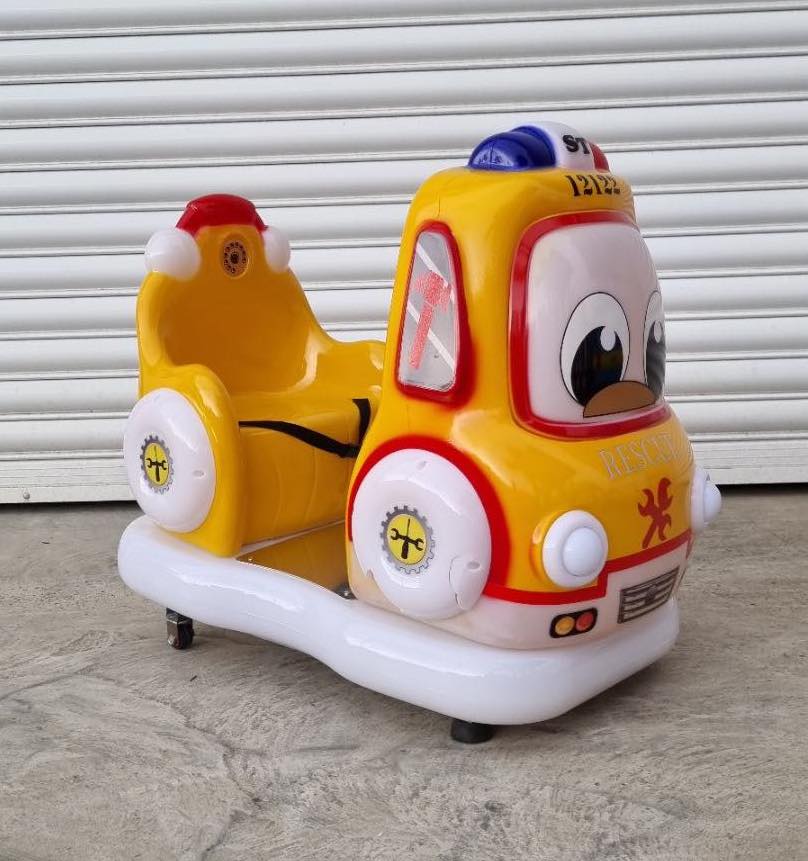 281624234_426331482255975_1160259577066696890_n Детска клатушка с монети - жълта количка - Image 1