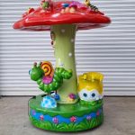 Въртележка с монети - гъбка с 3 места