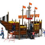 Външна детска площадка- Пиратски кораб HD18-164A