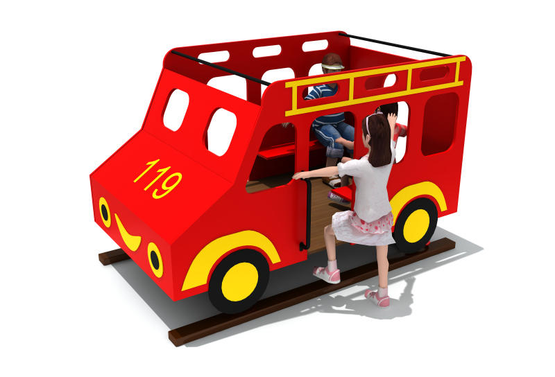 HD18-0166B Външна детска площадка- Пожарникарска кола HD18-166B - Image 1