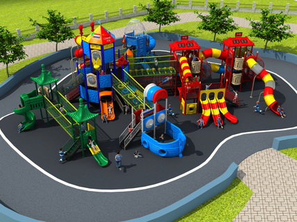 HD-043A outdoor children playground vanshen detski kat външен детски кът