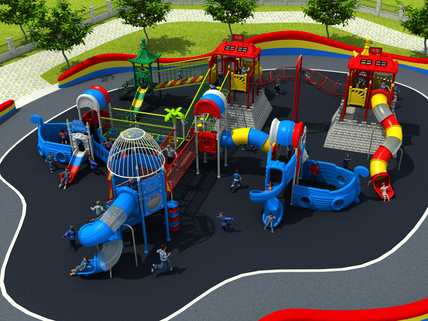 HD-047A outdoor children playground vanshen detski kat външен детски кът