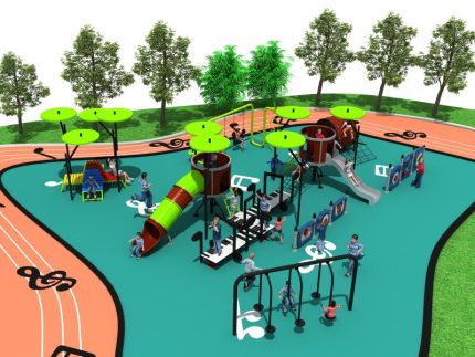 outdoor children playground vanshen detski center външен детски център